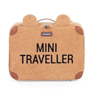 Childhome Mini Traveller Kinderkoffer - Teddy Brown^ Kids Bags