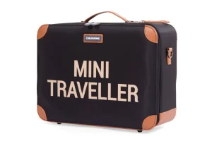 Childhome Mini Traveller Kinderkoffer - Zwart Goud^ Kids Bags