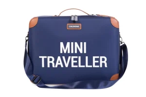 Childhome Mini Traveller Kinderkoffer - Navy Wit^ Kids Bags