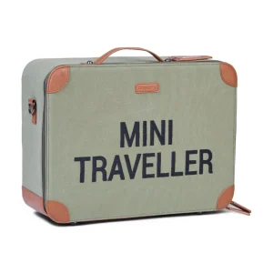 Childhome Mini Traveller Kinderkoffer - Canvas - Kaki^ Kids Bags