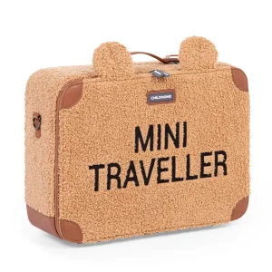 Childhome Mini Traveller Kinderkoffer - Teddy Brown^ Kids Bags