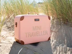 Childhome Mini Traveller Kinderkoffer - Roze Koper^ Kids Bags