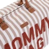 Childhome Mommy Bag ® Verzorgingstas - Stripes - Nude/Terracotta^ Mommy Bag ®