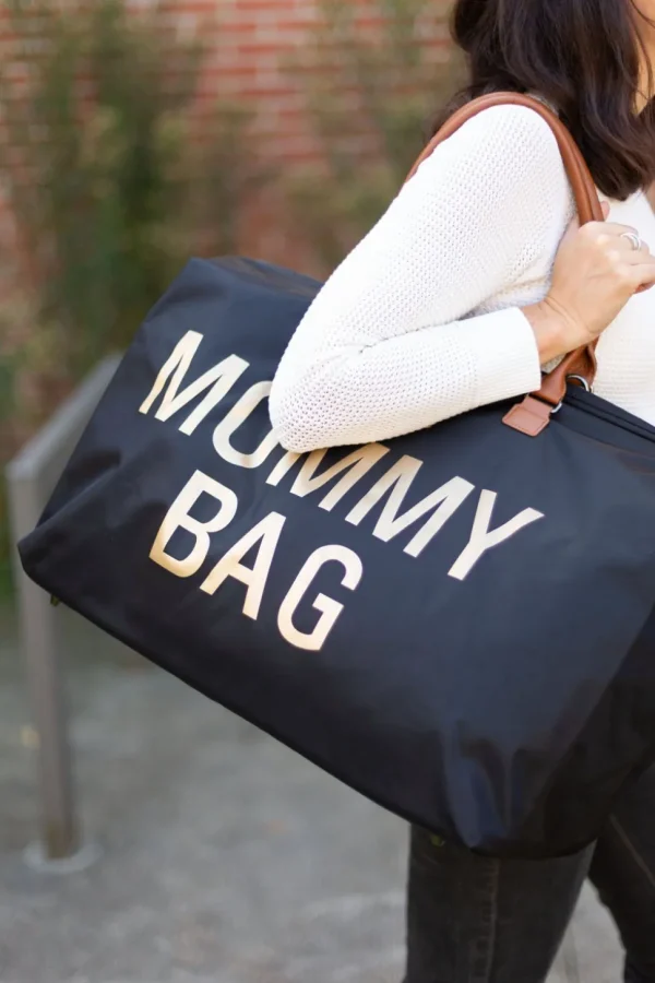 Childhome Mommy Bag ® Verzorgingstas - Zwart Goud^ Mommy Bag ®