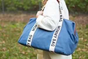 Childhome Mommy Bag ® Verzorgingstas - Signature - Canvas - Indigo^ Signature Collection