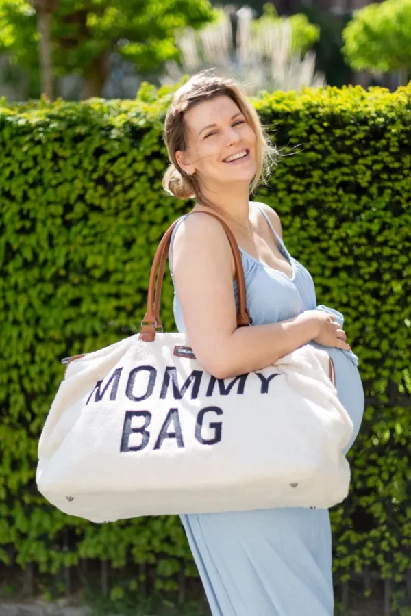 Childhome Mommy Bag ® Verzorgingstas - Teddy Ecru^ Mommy Bag ®