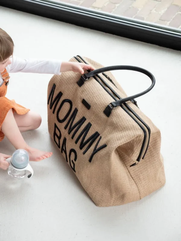 Childhome Mommy Bag ® Verzorgingstas - Raffia Look^ Mommy Bag ®