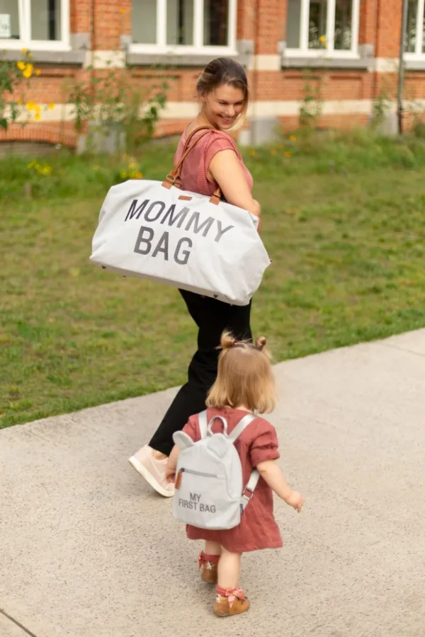 Childhome Mommy Bag ® Verzorgingstas - Canvas - Grijs^ Mommy Bag ®