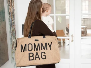 Childhome Mommy Bag ® Verzorgingstas - Raffia Look^ Mommy Bag ®