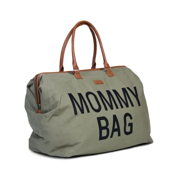 Childhome Mommy Bag ® Verzorgingstas - Canvas - Kaki^ Mommy Bag ®