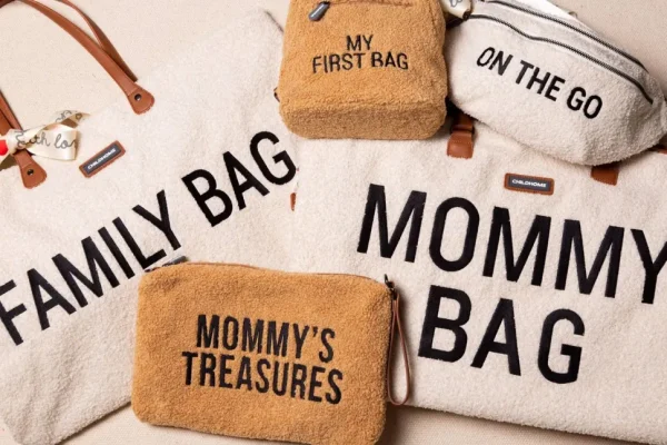 Childhome Mommy Bag ® Verzorgingstas - Teddy Ecru^ Mommy Bag ®