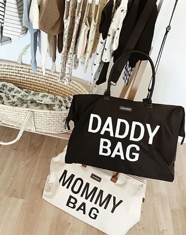 Childhome Mommy Bag ® Verzorgingstas - Ecru Zwart^ Mommy Bag ®