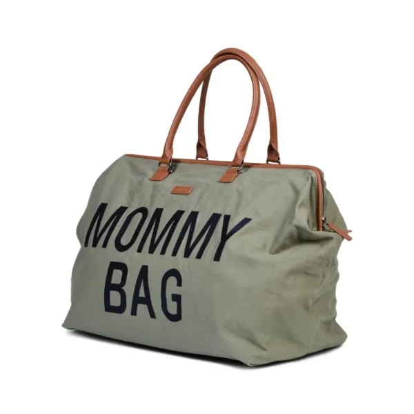 Childhome Mommy Bag ® Verzorgingstas - Canvas - Kaki^ Mommy Bag ®