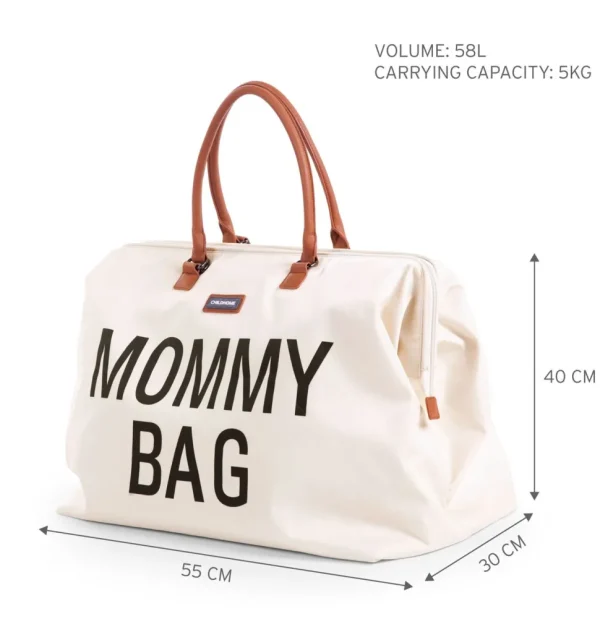 Childhome Mommy Bag ® Verzorgingstas - Ecru Zwart^ Mommy Bag ®