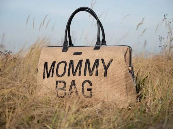 Childhome Mommy Bag ® Verzorgingstas - Raffia Look^ Mommy Bag ®