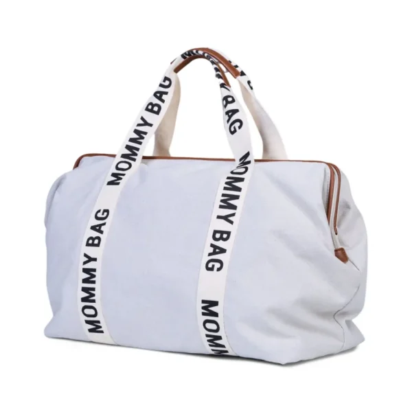 Childhome Mommy Bag ® Verzorgingstas - Signature - Canvas - Ecru^ Signature Collection