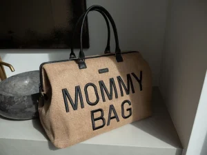 Childhome Mommy Bag ® Verzorgingstas - Raffia Look^ Mommy Bag ®