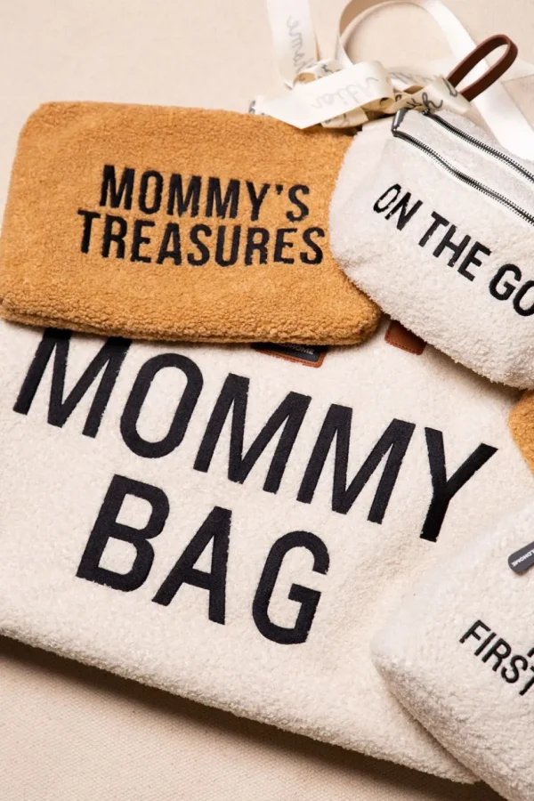 Childhome Mommy Bag ® Verzorgingstas - Teddy Ecru^ Mommy Bag ®