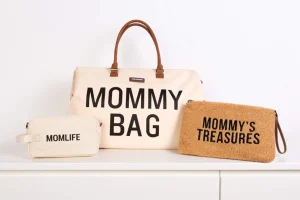 Childhome Mommy Bag ® Verzorgingstas - Ecru Zwart^ Mommy Bag ®