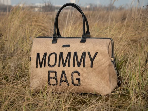 Childhome Mommy Bag ® Verzorgingstas - Raffia Look^ Mommy Bag ®