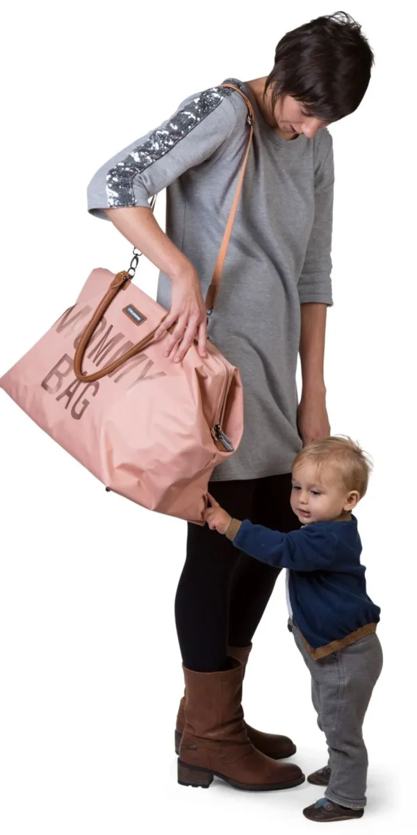 Childhome Mommy Bag ® Verzorgingstas - Roze Koper^ Mommy Bag ®