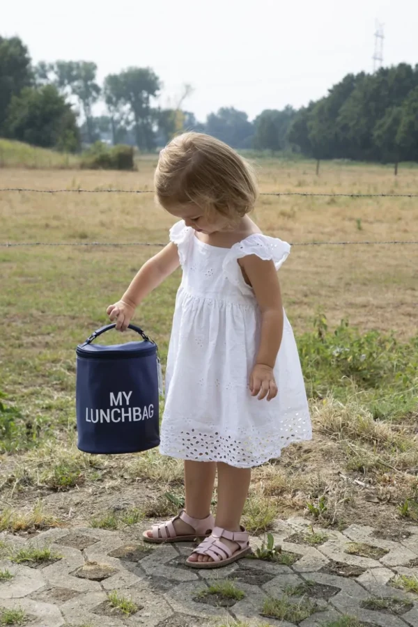 Childhome My Lunchbag - Met Isolerende Voering - Navy Wit^ Kids Bags