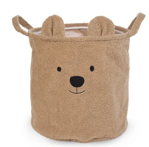 Childhome Opbergmand - 40X40X40 Cm - Teddy - Bruin^ Opbergmanden