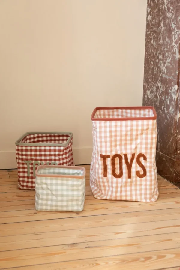 Childhome Opbergmand - 25X20X20 Cm - Vichy^ Opbergmanden