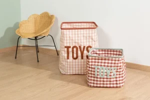 Childhome Opbergmand - 30X35X30 Cm - Vichy^ Opbergmanden