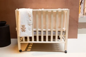 Childhome Parkomranding - 35X340 Cm - Jersey Melange Beige / Mousseline Teddy^ Parkomranders