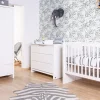 Childhome Quadro White - Babybed - 60X120 Cm + Zijlatten^ Peuter- & Babybedden