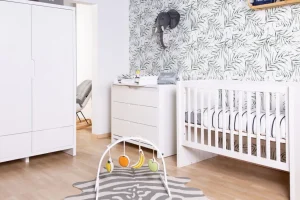 Childhome Quadro White - Babybed - 60X120 Cm + Zijlatten^ Peuter- & Babybedden