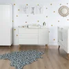 Childhome Retro Rio White - Babybed - 60X120 Cm^ Peuter- & Babybedden