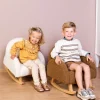 Childhome Schommelstoel Voor Kinderen - Teddy - Ecru Naturel^ Schommelstoelen