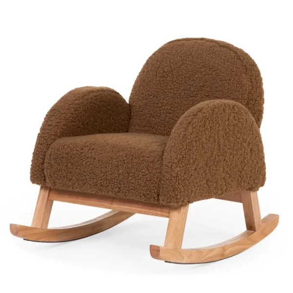 Childhome Schommelstoel Voor Kinderen - Teddy - Bruin Naturel^ Schommelstoelen