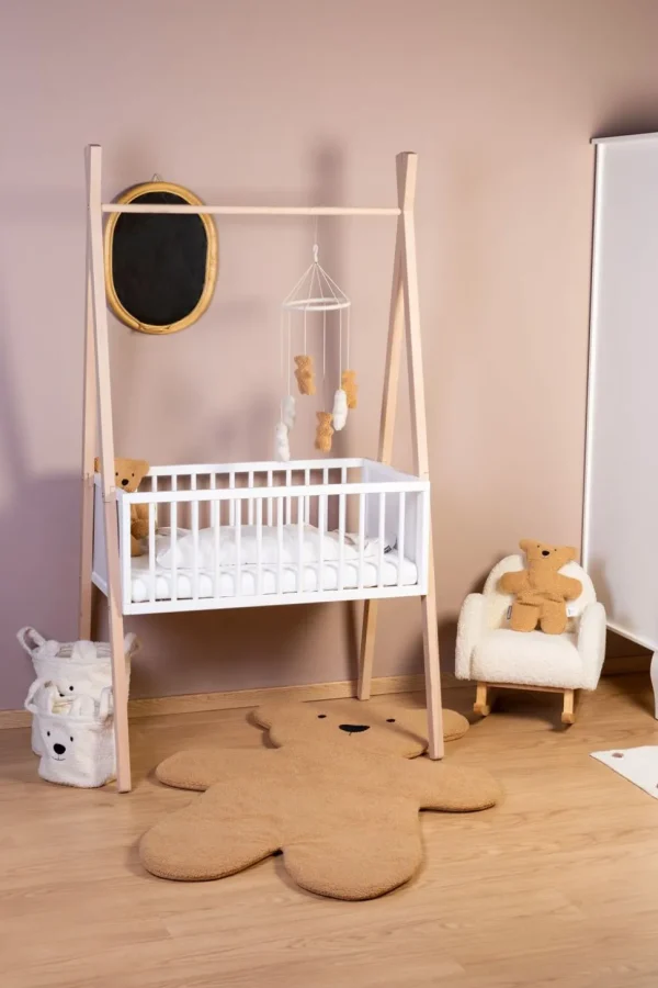 Childhome Schommelstoel Voor Kinderen - Teddy - Ecru Naturel^ Schommelstoelen