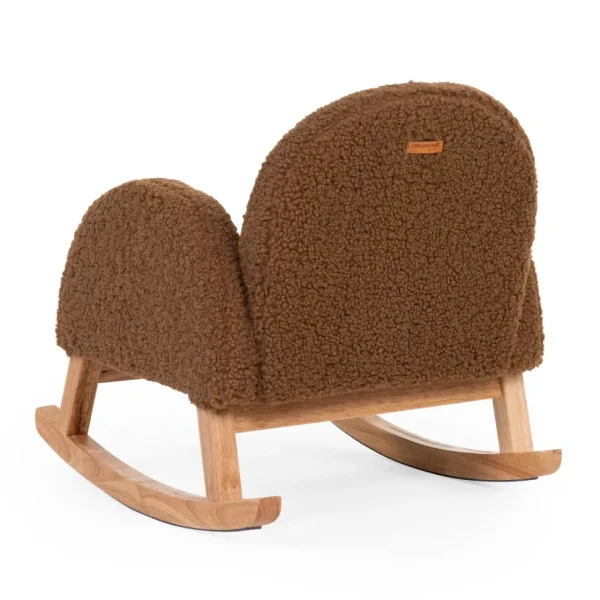 Childhome Schommelstoel Voor Kinderen - Teddy - Bruin Naturel^ Schommelstoelen