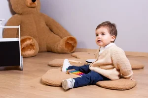 Childhome Speelmat Teddybeer - 150 Cm - Teddy Bruin^ Speeltapijten