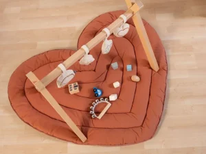 Childhome Tipi Play Baby Gym - Hout - Naturel^ Baby Gyms & Mobiel