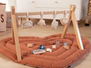 Childhome Tipi Play Baby Gym - Hout - Naturel^ Baby Gyms & Mobiel