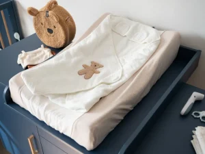 Childhome Waskussenhoes Jersey / Mousseline - Teddy^ Waskussenhoezen