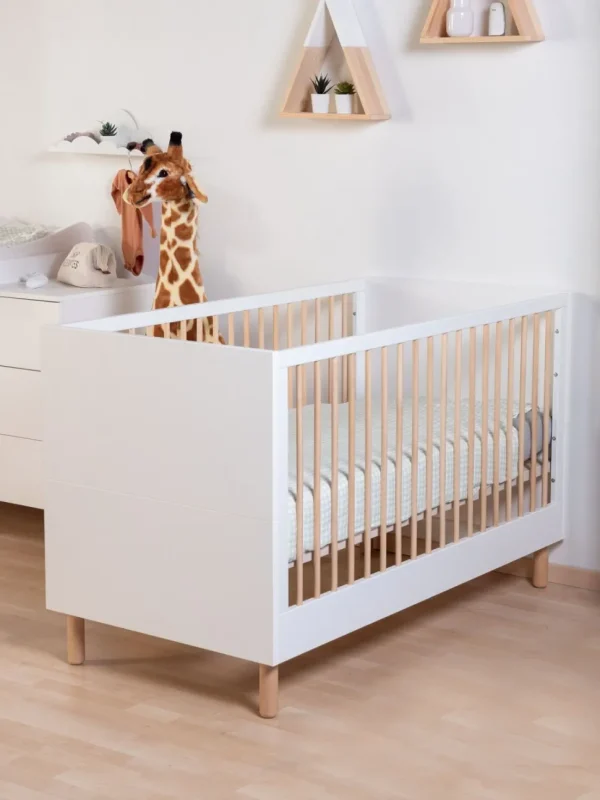 Childhome Wonder White - Meegroeibed - 70X140 Cm + Zijlatten^ Peuter- & Babybedden